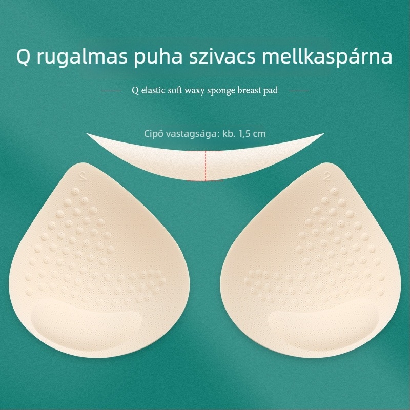 Latex melltartó betétek – csepp alakú, vékony, lélegző, belső párna egyben Card-like Goddess