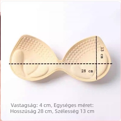 Latex melltartó betétek, ultra vastag, lélegző, cserélhető betétek