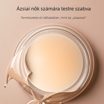 Ultra vékony szilikon melltapasz, láthatatlan, önadhézív, kör alakú