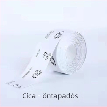 PVC öntapadós vízálló élvédő szalag konyha és fürdőszoba sarkokhoz – modern minimalist stílus, a gáztűzhely körüli résekhez