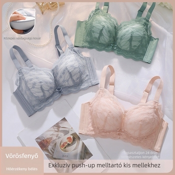 Push-up melltartó kismellűeknek, 5 cm vastag párnázással, acélgyűrű nélkül, formázó, állítható