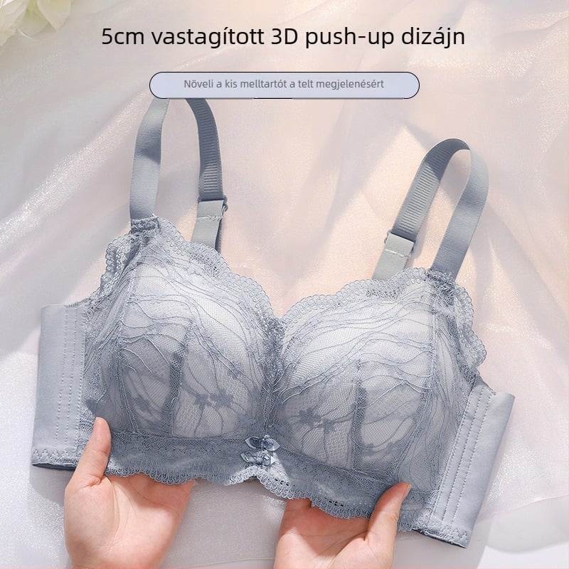 Push-up melltartó kismellűeknek, 5 cm vastag párnázással, acélgyűrű nélkül, formázó, állítható
