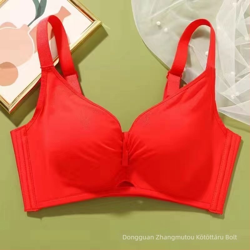 Vezeték nélküli push-up melltartó, 3/4 kosár, közepes vastagságú, oxigénmagvas pamut, sima felület, luxus