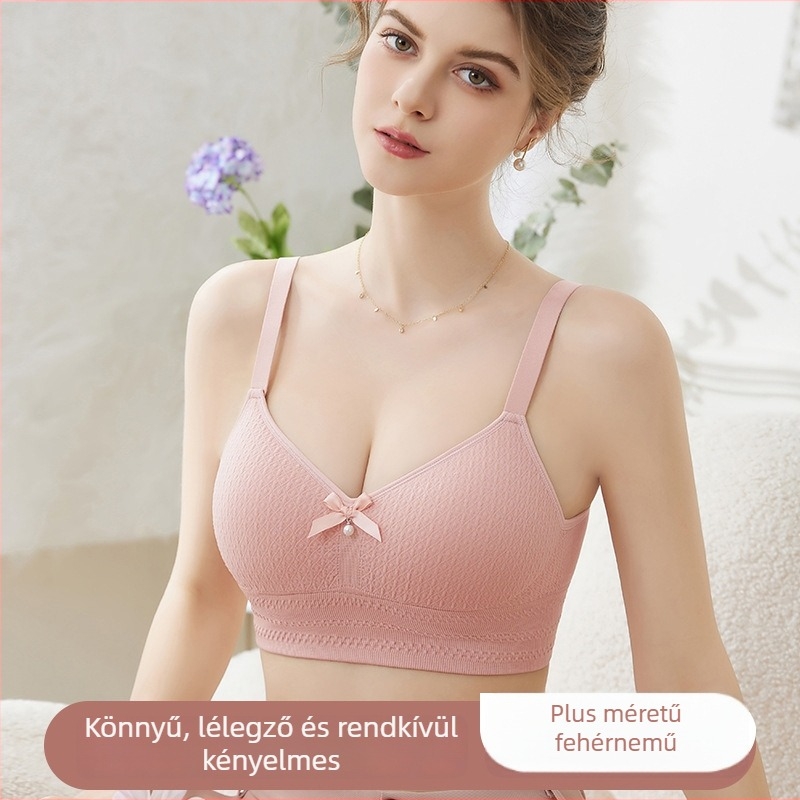 Melltartó 5/8 kosár, vékony formázott kosár, fix dupla vállpánt, nylon anyag, összegyűjti a mellet és nyújt felső támaszt