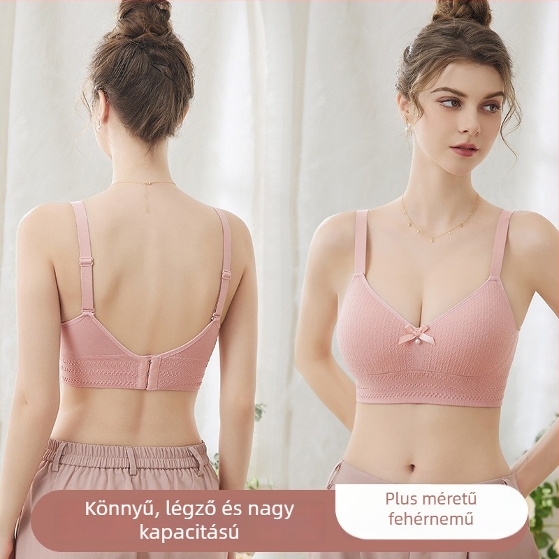 Melltartó 5/8 kosár, vékony formázott kosár, fix dupla vállpánt, nylon anyag, összegyűjti a mellet és nyújt felső támaszt