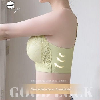 Formázó melltartó, mágnes és fém nélkül; 3/4 kosár; kosár: felső rész vékony, alsó rész vastag; fix vállpántok; hátul három sor kapocs; anyag nejlon-spandex