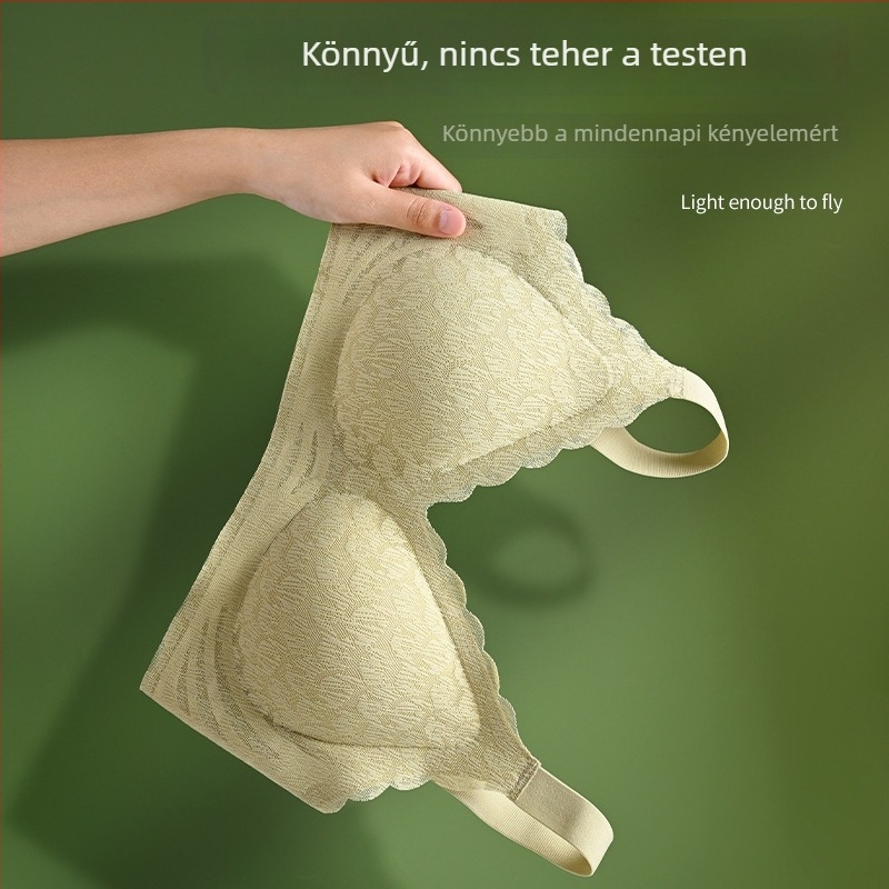 Piros nagyméretű melltartó nőknek, nagy keblekhez, 3/4 kosár, formázó és emelő hatás, oldalsó tartás, anti-sag, vékony nylon, kényelmes