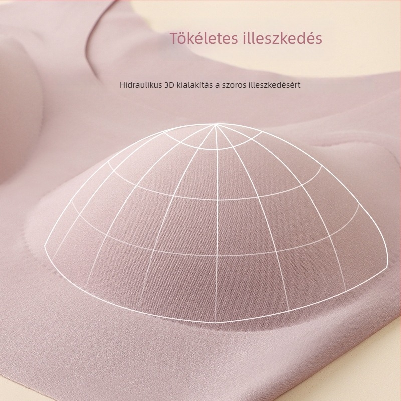 Latex melltartó nőknek varrás nélküli, szép hátsó rész, vezeték nélküli, push-up kis mellekhez, sport és alvás, terhesség, vékony kosár