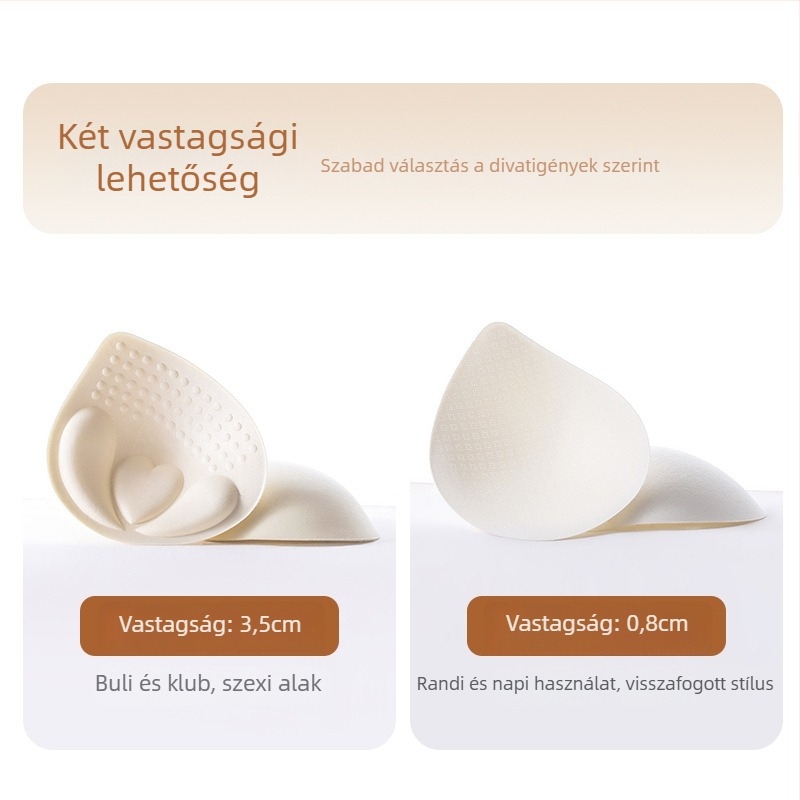Szemcsés láthatatlan melltartó nylon anyagból, habos kosár, csipkés állítható pántok, hátul egy sor csattal, kényelmes formázás