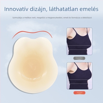 Szilikon mellspatch nyúlfül formájú, láthatatlan, újrahasználható, nagy méret, anti-megnyúlás és emelés