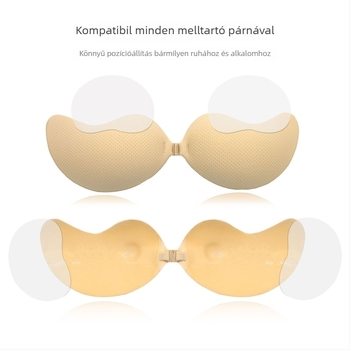 Szilikon melltapasz mango formával, ultra vékony, láthatatlan