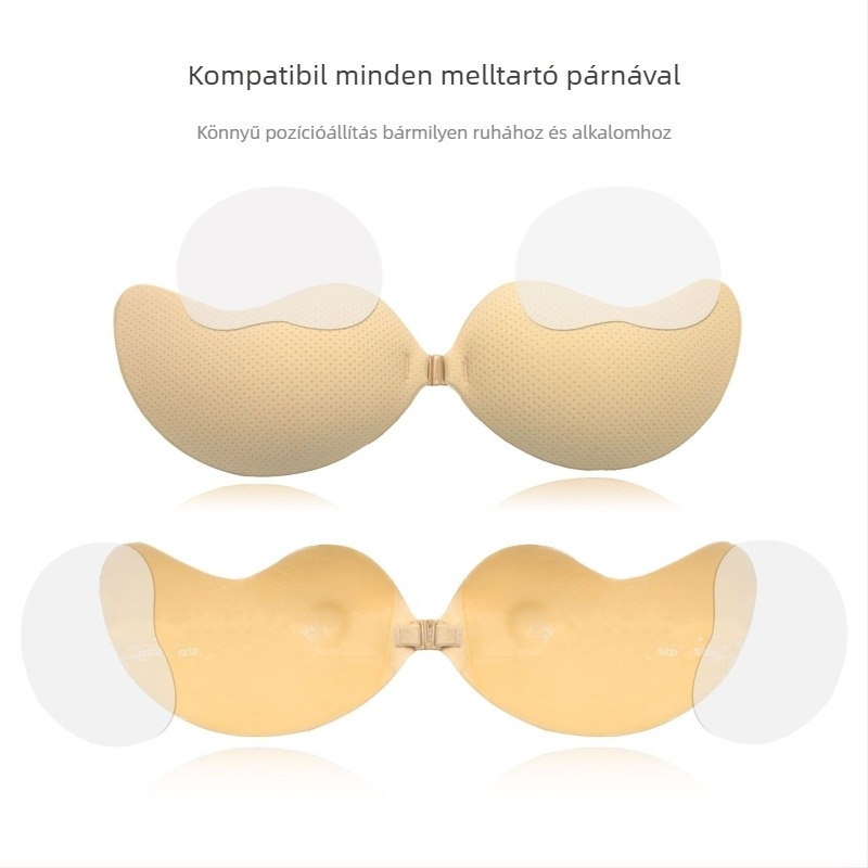 Szilikon melltapasz mango formával, ultra vékony, láthatatlan