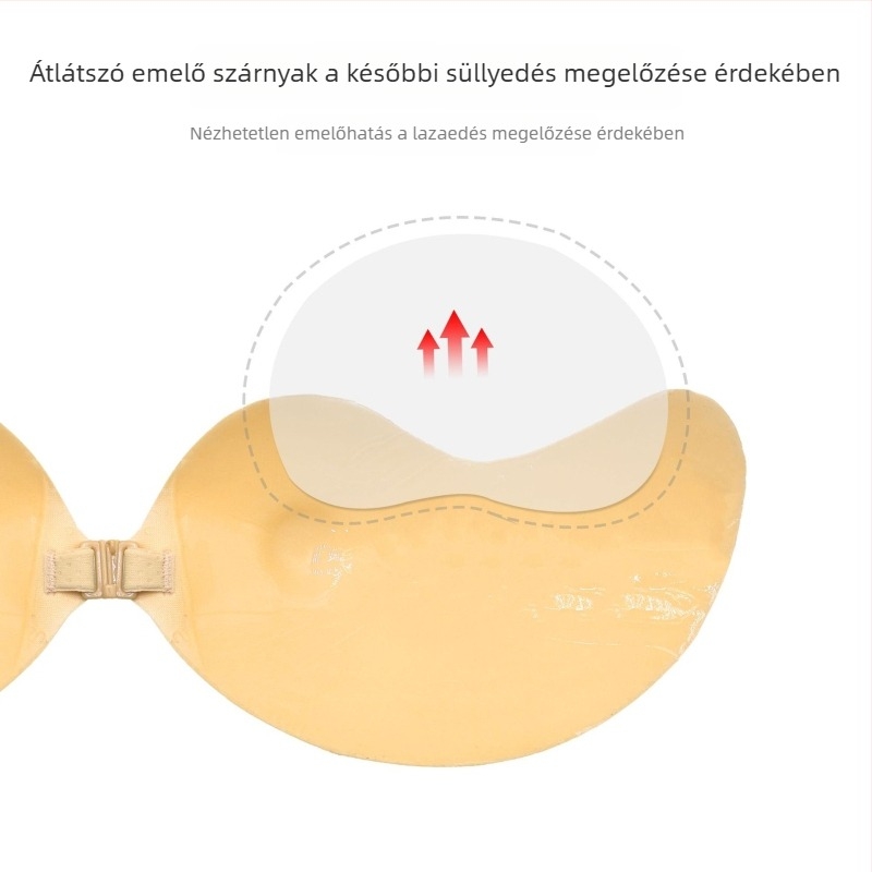 Szilikon melltapasz mango formával, ultra vékony, láthatatlan