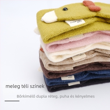 Uniszex sál, kevert anyag, téli szezon, japán-koreai aranyos stílus