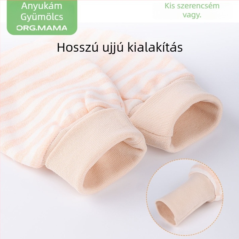 Pamut bébi kesztyűk – anti-karcolás arcvédelmi funkció, uniszex, újszülöttek számára, téli, tavaszi és őszi szezonokra