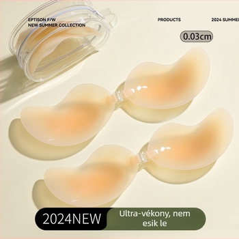 Szilikon melltapasz nőknek, ultra vékony, mangó formájú mellbimbóvédő, lélegző és láthatatlan