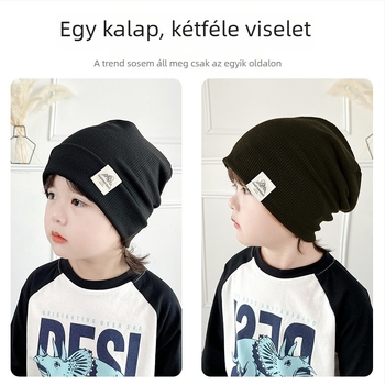 Gyerekeknek való pulóver sapka tavasz–ősz