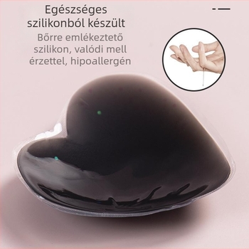 Szilikon mellbimbófedők szív alakú, vékony, egyszínű, szexi mellkas tapasz