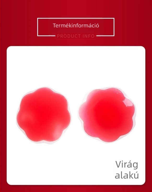 Szilikon mellbimbófedők szív alakú, vékony, egyszínű, szexi mellkas tapasz