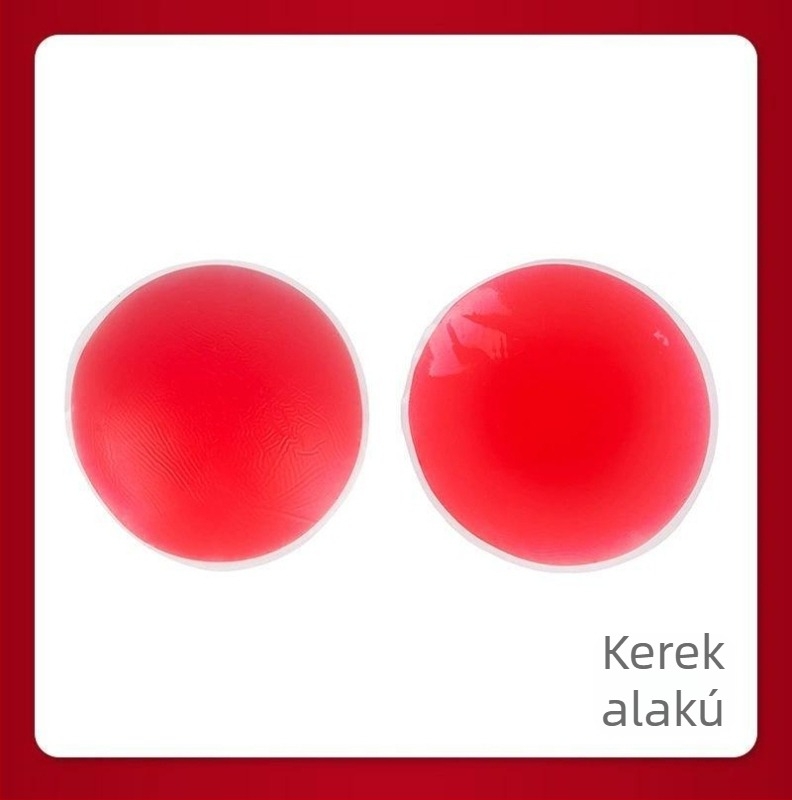 Szilikon mellbimbófedők szív alakú, vékony, egyszínű, szexi mellkas tapasz