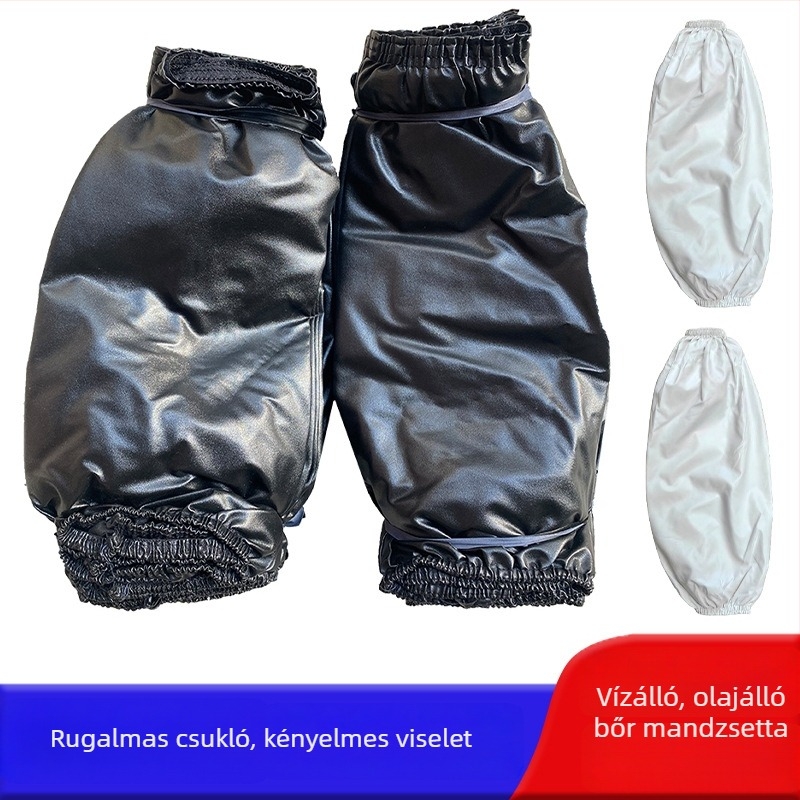 Bőr ujjvédő - Vízálló, Olajálló, Hosszú, Kopásálló, Fröccsenésálló