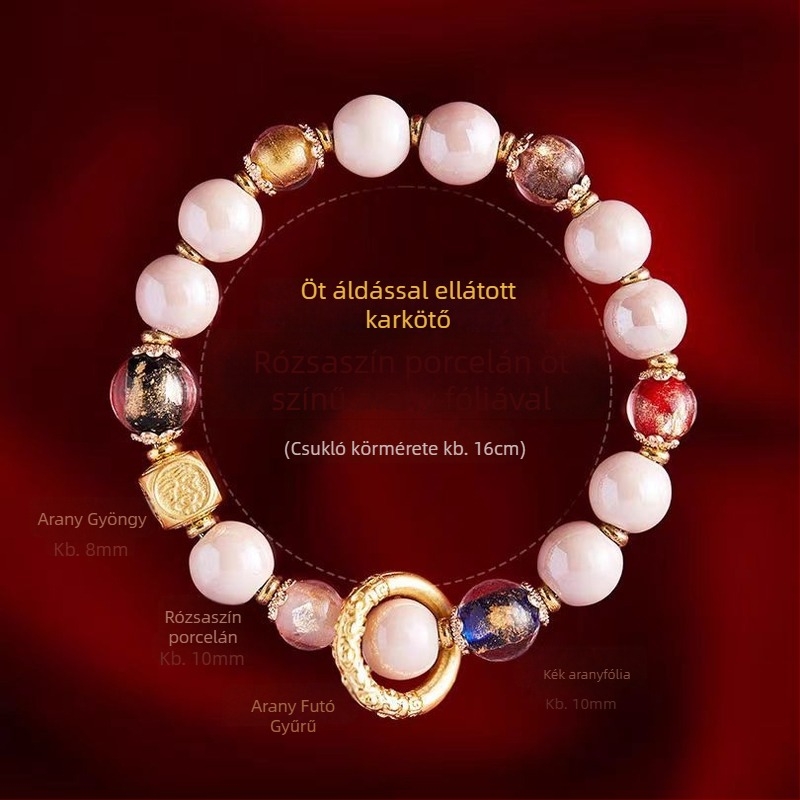 Duobao etnikus női karkötő, 18 darabos készlet, beépítés nélkül, eredet Lianyungang