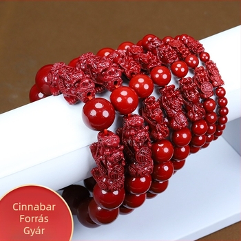 Cinnabar karkötő, eredeti dizájn, uniszex, polírozott felület, anti-fáradtság, 21 darab