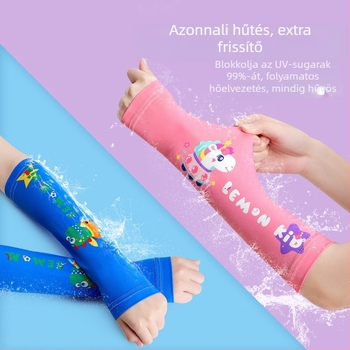 Lemon Baby gyerekeknek UV-védelmes ice silk karvédők nyárra