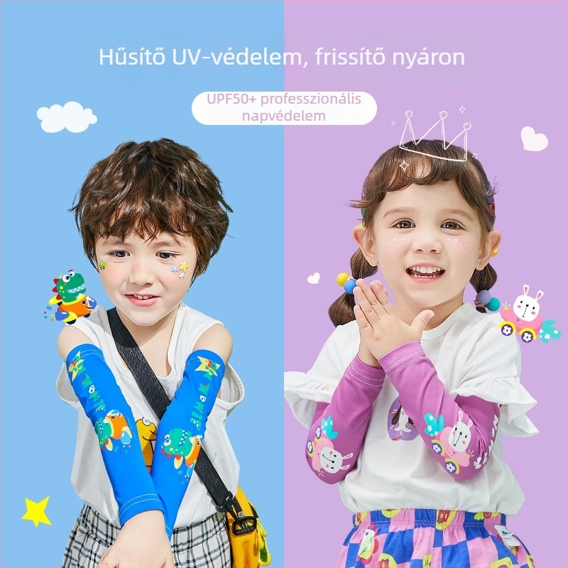 Lemon Baby gyerekeknek UV-védelmes ice silk karvédők nyárra
