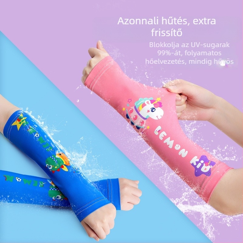 Lemon Baby gyerekeknek UV-védelmes ice silk karvédők nyárra