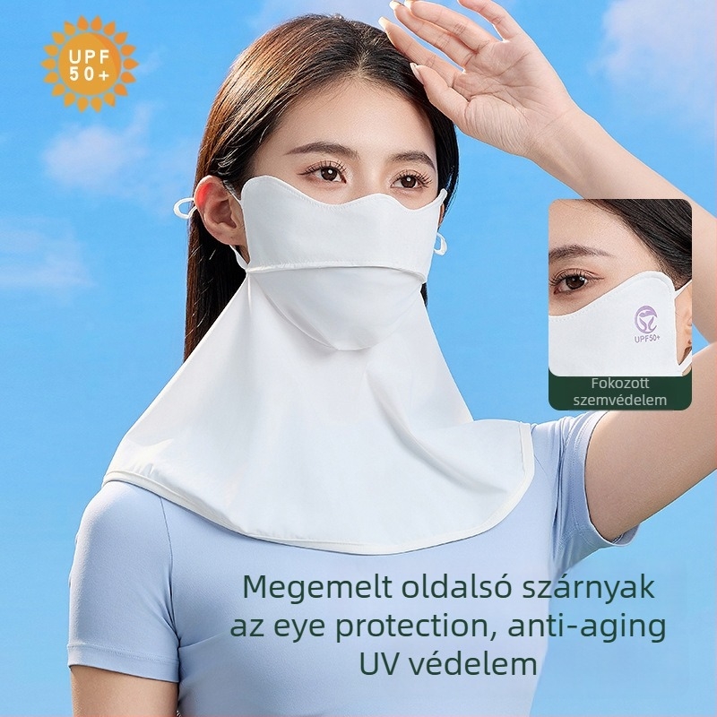UV-védelmet arc kendő poliészter anyagból, 81-95% poliészter tartalom, All-Match/Leisure/Motion stílus, 2025 tavasz megjelenés