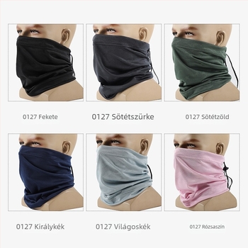ioww Félarcmaszk nyakvédő kerékpárhoz — lélegző, UV-védelem, napvédő árnyék, szélvédő, univerzális méret