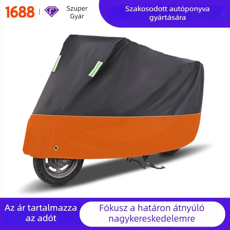 Elektromos járművek nap- és esővédő takaró, vastagított szélvédővédő