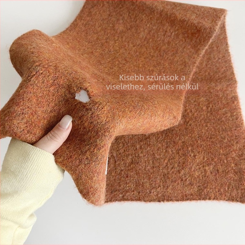 Női alpakaszál, warp-knit kötés, plüss anyag, meleg a téli szezonra