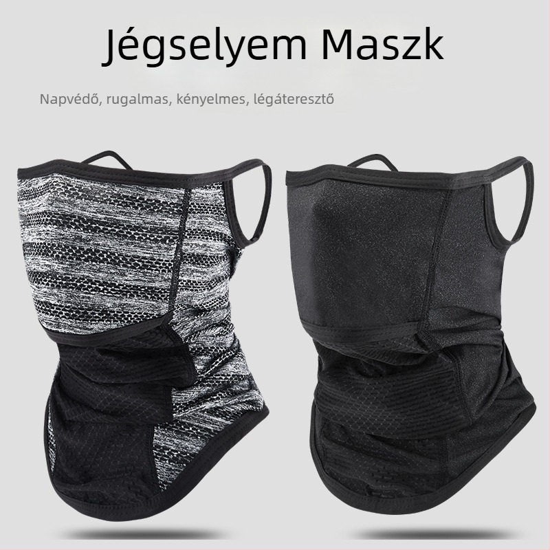 Kerékpáros maszk nyakpánt, légáteresztő nylon anyag, uniszex, testreszabható feldolgozás, privát címke elérhető