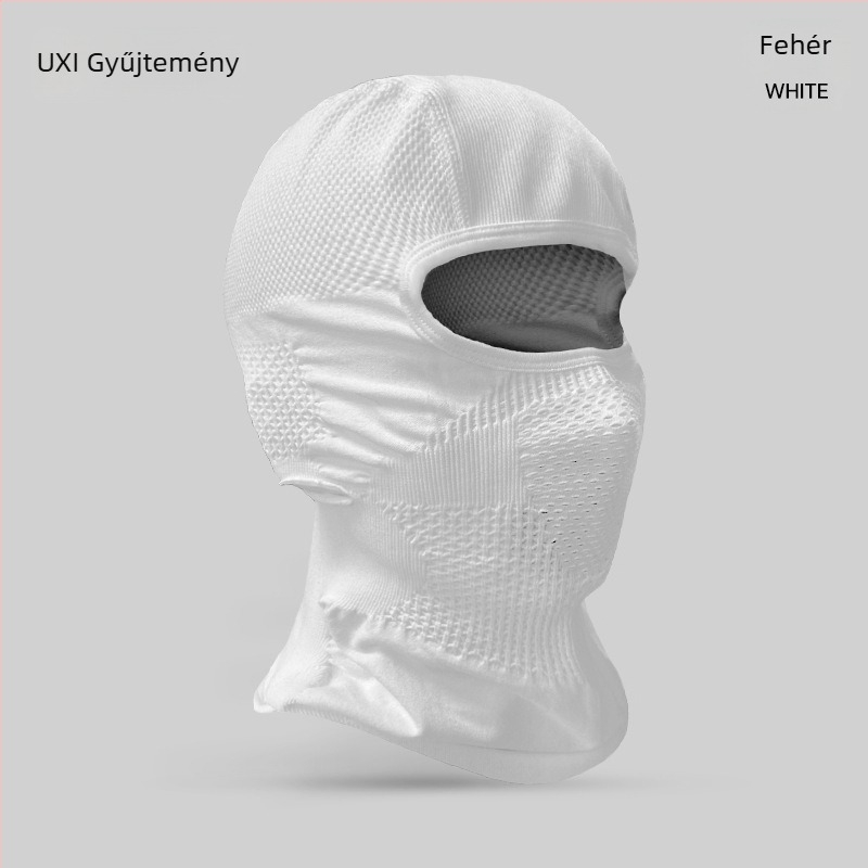 Síeléshez/vezetéshez alkalmas maszk, seamless fej- és nyakfedés, lélegző Nylon/Polyamide anyag, napvédelem, belső sisakbetét