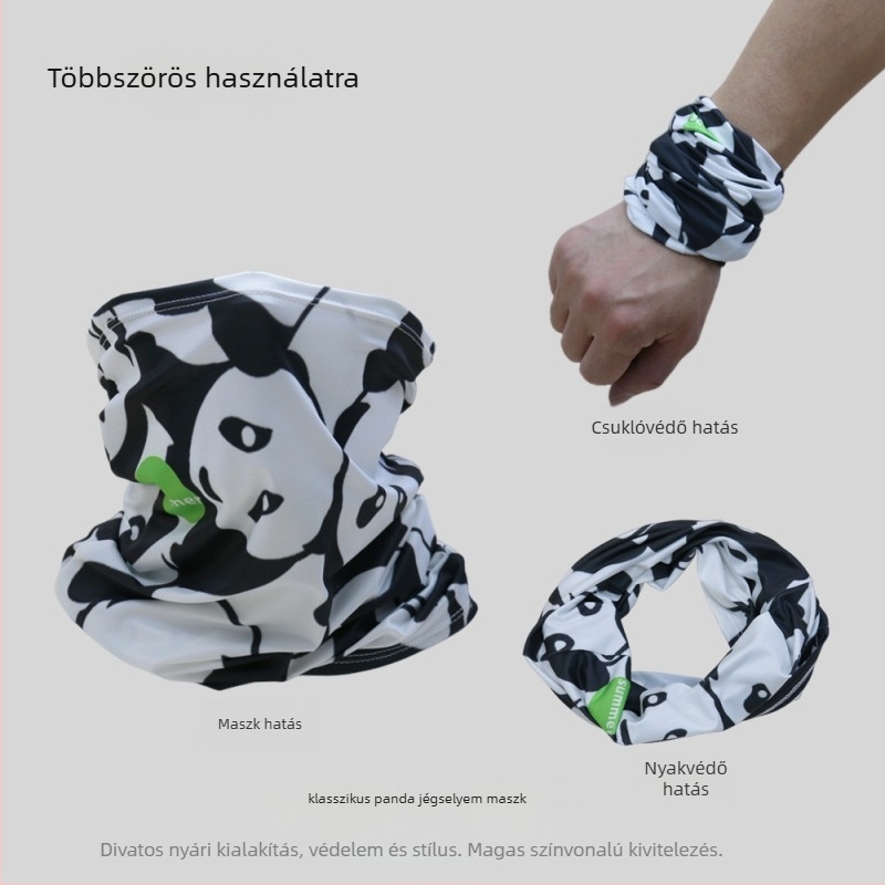 Ice Silk napvédő maszk és teljes arc-védő sál — poliészter szál, Pimando