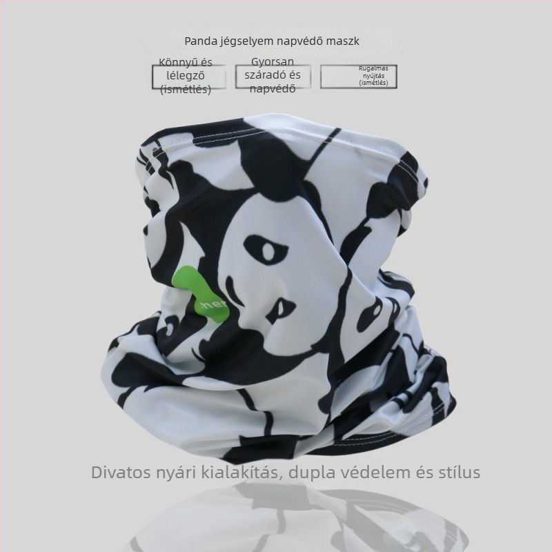 Ice Silk napvédő maszk és teljes arc-védő sál — poliészter szál, Pimando