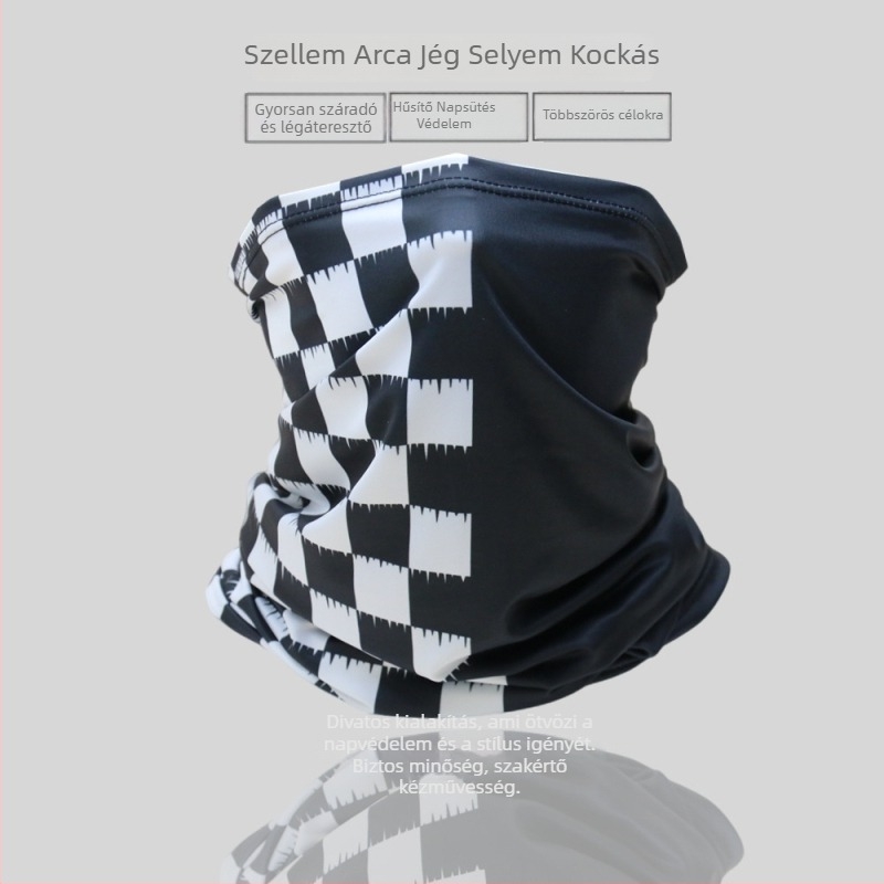 Ice Silk napvédő maszk és teljes arc-védő sál — poliészter szál, Pimando