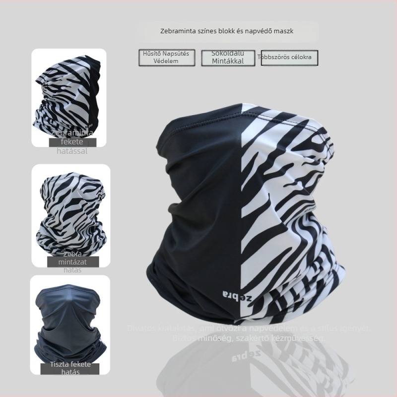 Ice Silk napvédő maszk és teljes arc-védő sál — poliészter szál, Pimando
