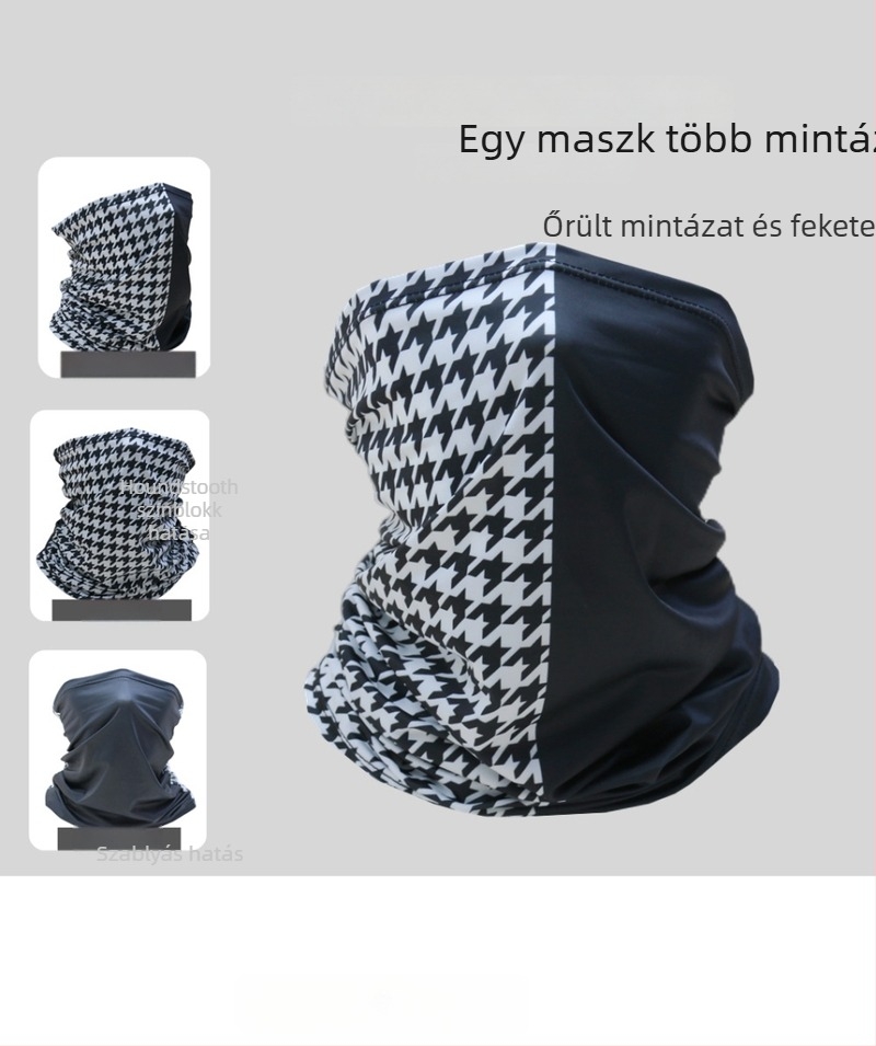 Ice Silk napvédő maszk és teljes arc-védő sál — poliészter szál, Pimando