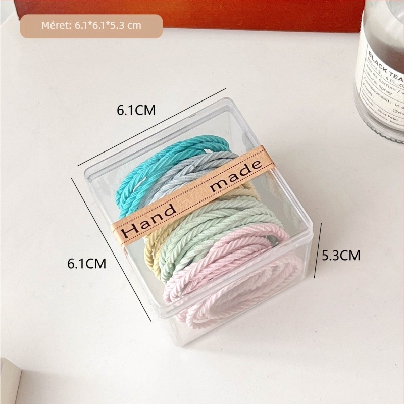 Gumis hajgumi, kézzel készített, kevert anyagú, magas rugalmasságú
