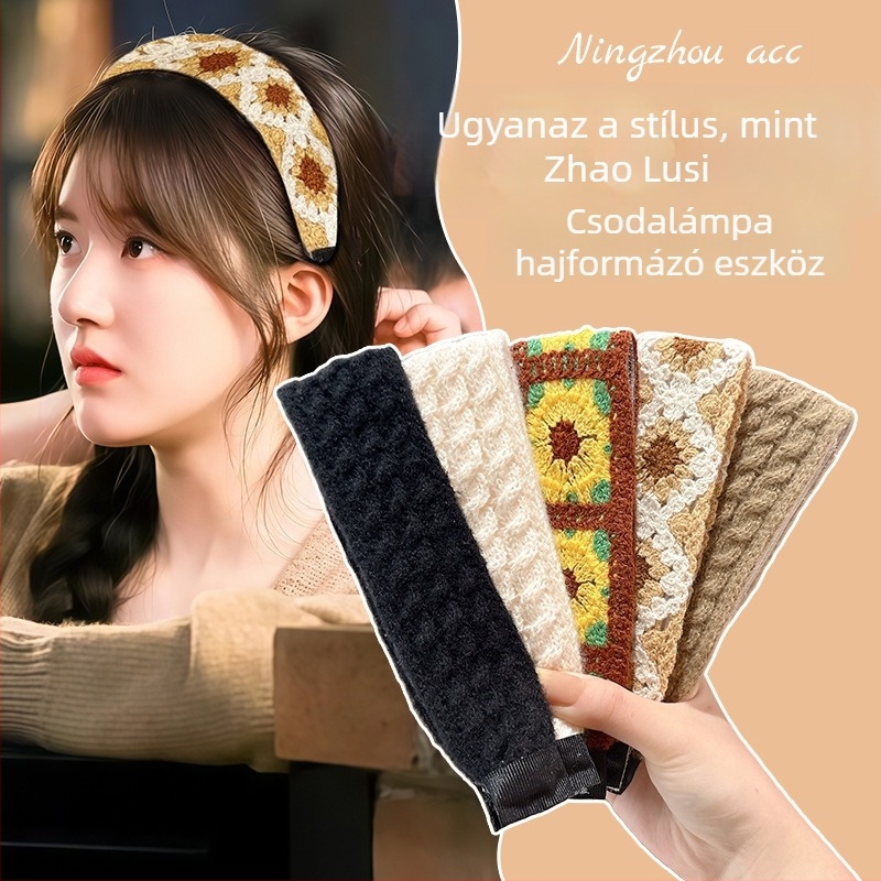 Hajpánt arctisztításhoz, nőies, szövött anyag, testreszabható