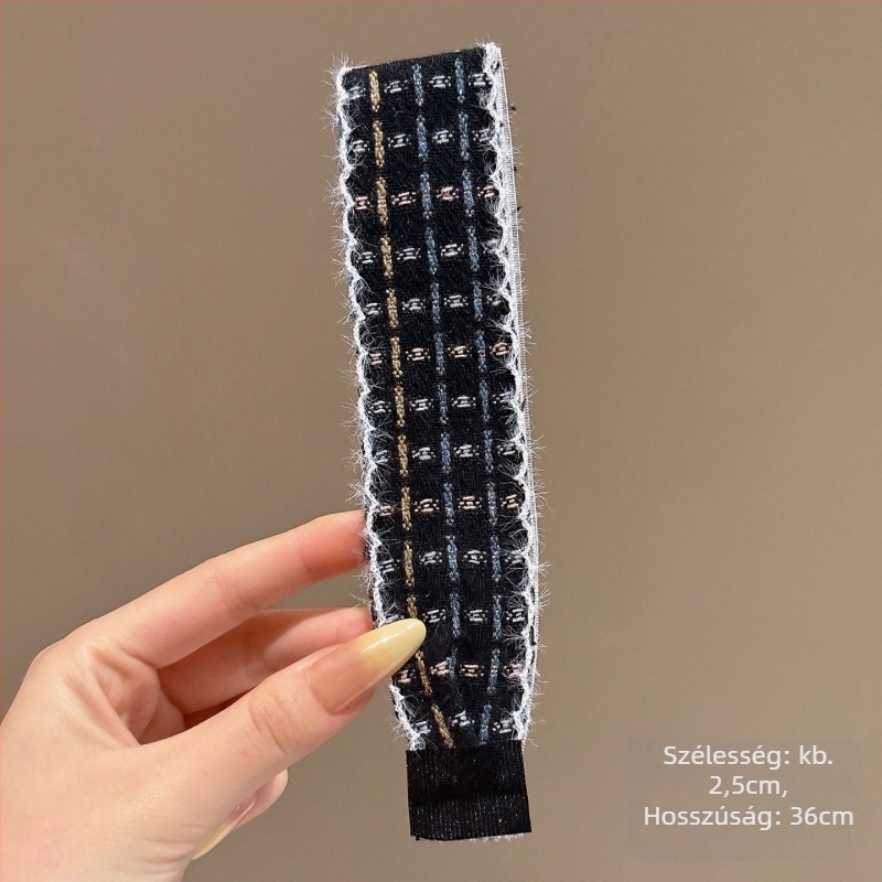 Hajpánt arctisztításhoz, nőies, szövött anyag, testreszabható