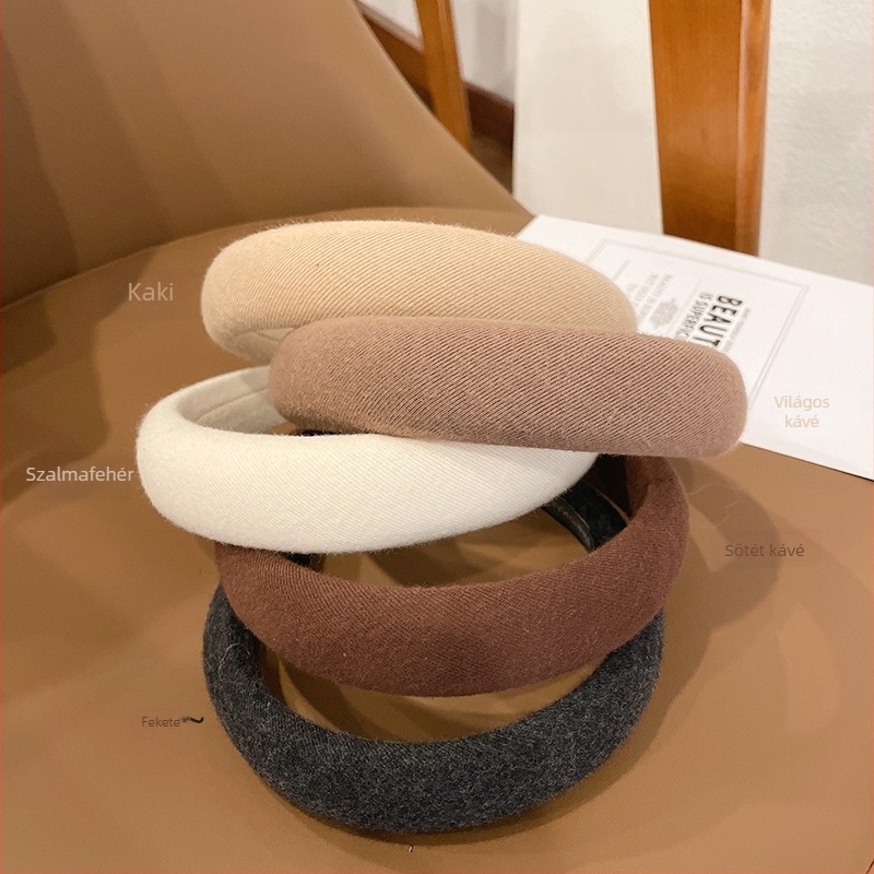 Koreai stílusú textil hajpánt, kézzel készített, vastagabb hajkiegészítő a Xin Yue Jewelry-től