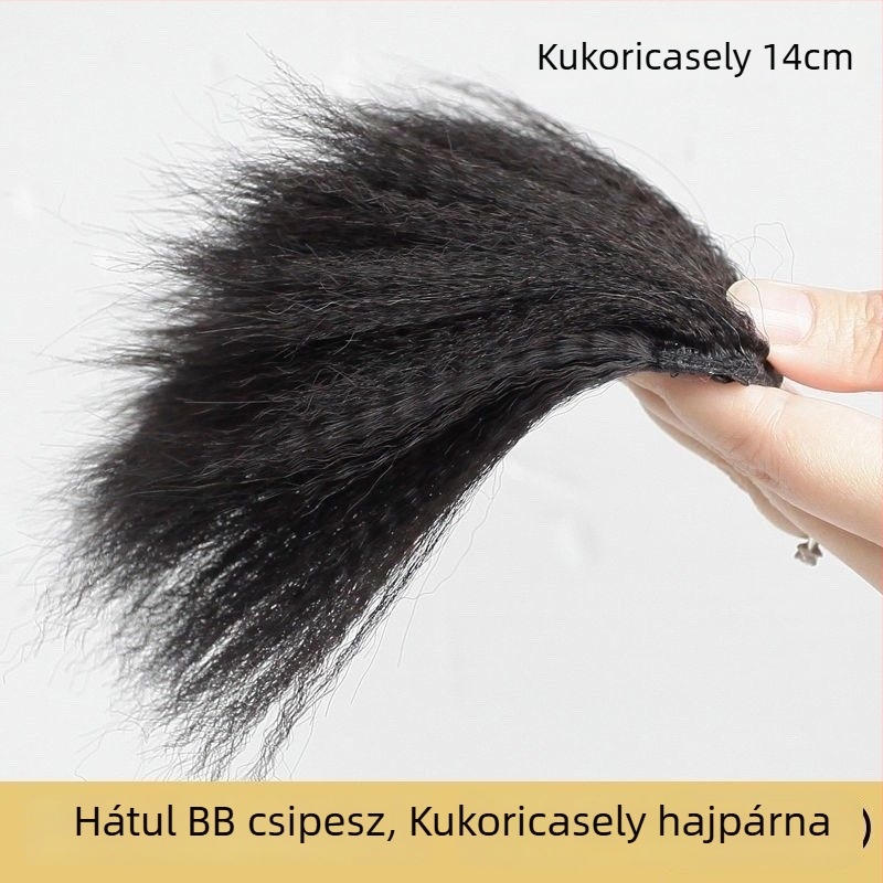 3X puha hajpárna nőknek, magas koronával, élethű gyökér párna, láthatatlan patch
