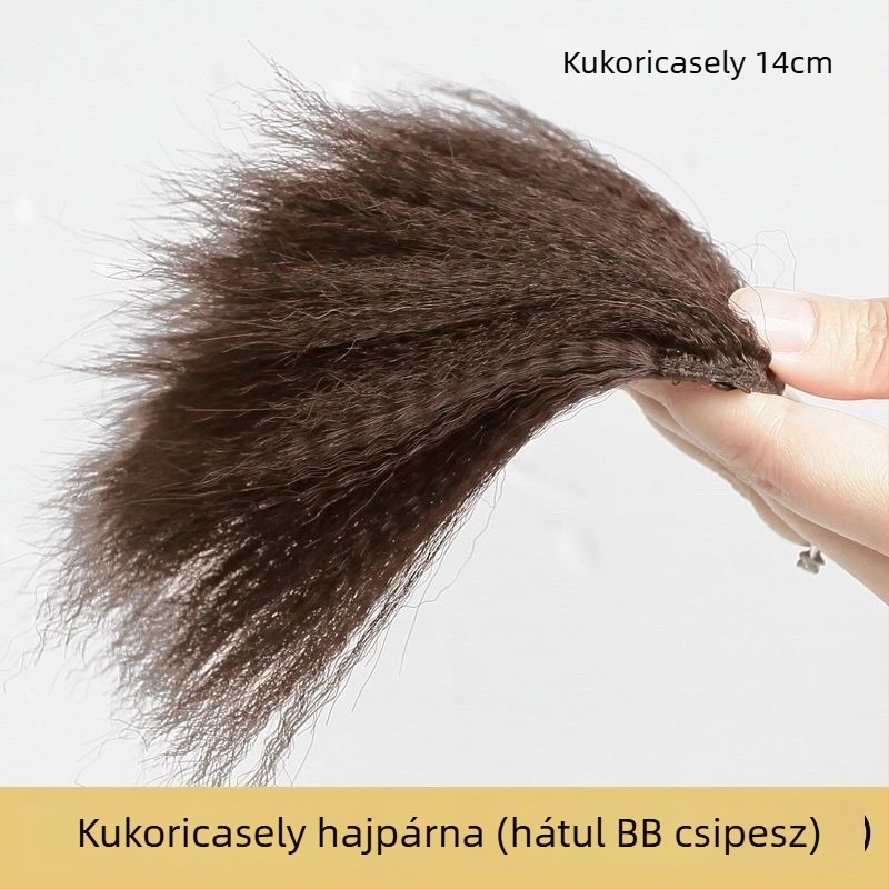 3X puha hajpárna nőknek, magas koronával, élethű gyökér párna, láthatatlan patch