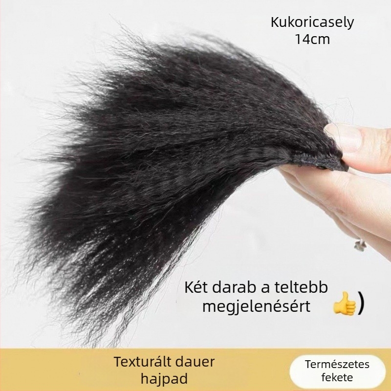 3X puha hajpárna nőknek, magas koronával, élethű gyökér párna, láthatatlan patch
