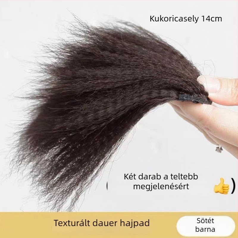 3X puha hajpárna nőknek, magas koronával, élethű gyökér párna, láthatatlan patch
