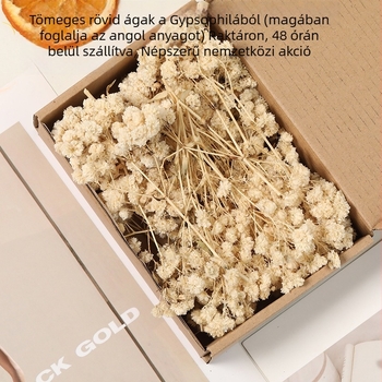 Virág – Starry Sky szárított gypsophila, festett, DIY csokor készlet dobozban